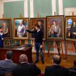 Александр Алмазов и Сергей Шаргунов открывают выставку портретов писателей